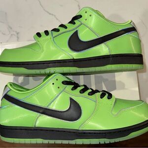 Size 14 - Nike SB Dunk Low Pro QS x The Powerpuff Girls Buttercup Fz8319-300
